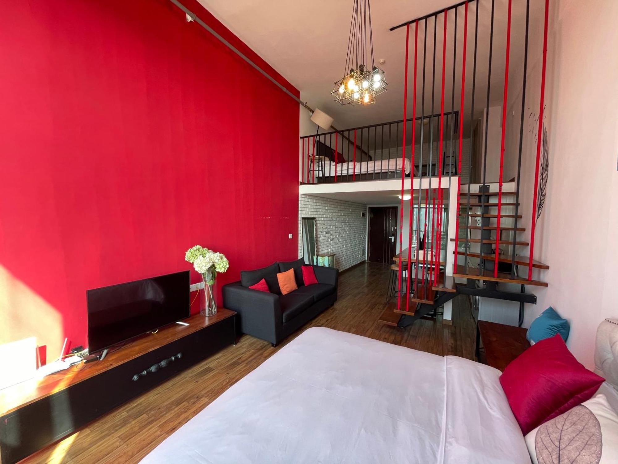 April Fair Duplex Apartment Guagnzhou South Railway Station Min Jie Branch Guangzhou Dış mekan fotoğraf