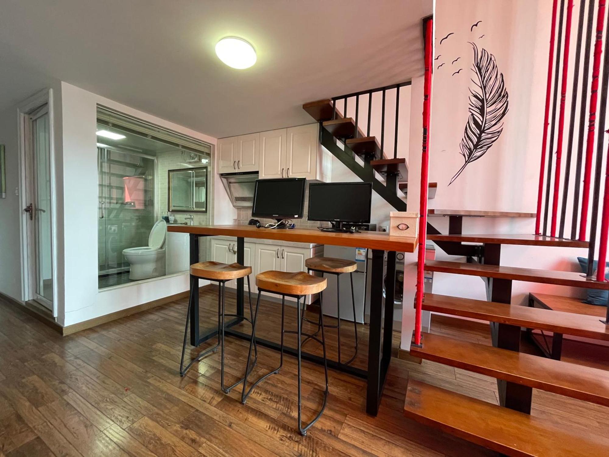 April Fair Duplex Apartment Guagnzhou South Railway Station Min Jie Branch Guangzhou Dış mekan fotoğraf