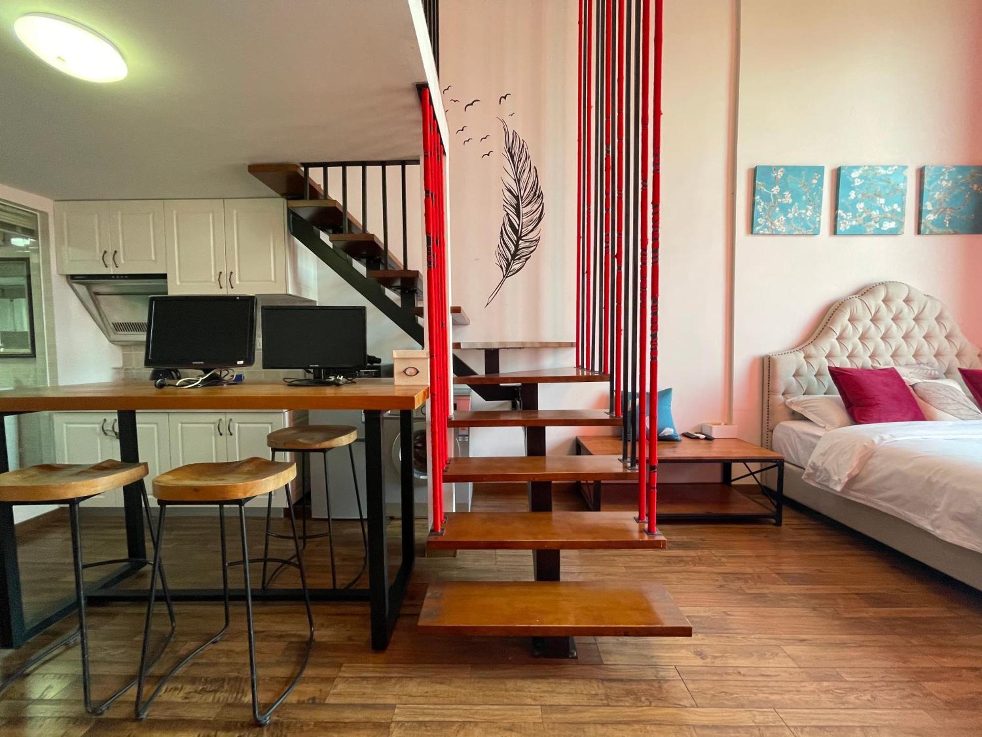 April Fair Duplex Apartment Guagnzhou South Railway Station Min Jie Branch Guangzhou Dış mekan fotoğraf
